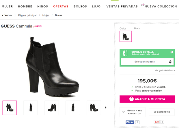 Compras Sarenza