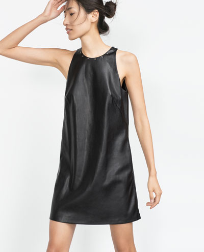 vestido de piel
